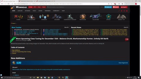 Mehr class-changes! Nerf für balance-druids! Torghast wird schwerer [World of Warcraft: Shadowlands]
