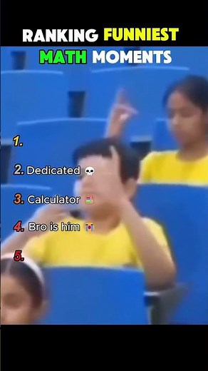 Ranking Funniest Math Moments
