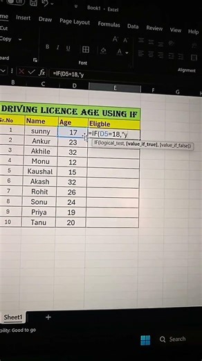 if ka formula kass lagy excel ma #tranding #excel / aicomputer #short_video ❌❤️🍁✅