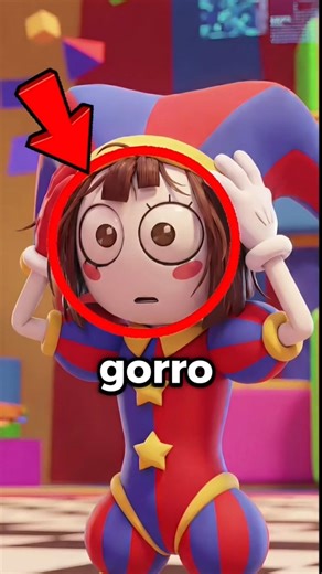 🤔 ¿Por qué Pomni no se quita el gorro? #digitalcircus #curiosidades #shorts