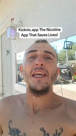 Lilunc on Instagram: "GET THE KICKNIC.APP NOW C IN THE APPLW STORE!! #kicknic #nicotinefree #livefree #savinglives"