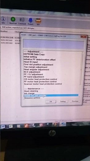 Reset Printer Epson L360