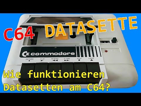 Datasetten auf dem C64 - Datasette 1530 Funktion und Bedienung