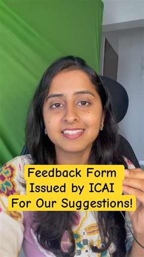 Review of Education Curriculum and Training for CA Course | Feedback Form Issued by ICAI for Reforms