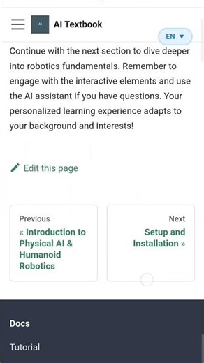 Physical Ai and Humanoid Robotics Book
