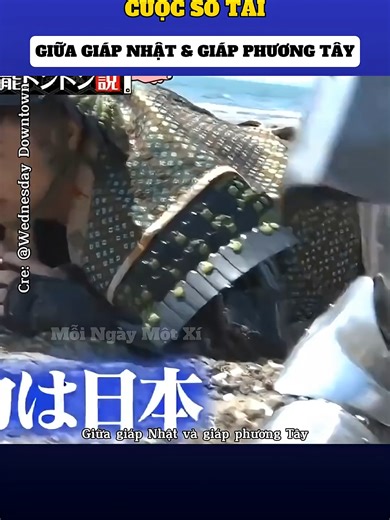 A showdown between Japanese and Western armor 😱