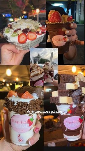 Viernes y hoy si trabajamos Munchies Place 🍓 A poco no se te antojan unas fresas con crema????? A todos nuestros clientes les avisamos que hoy 7 de noviembre si tendremos servicio de Fresas 🍓🍓🍓 ✅ Fresas con crema ( crema 100% artesanal) ✅ Fresas Dubái ( fresas bañadas en chocolate, crema de pistache casera y Crumbl de pistache) ✅ Biónicos de fruta 🍇🥝🍎🍈🍐🍎🍌 ✅ Papas Salcedas 🥔👌🏻 (salsa de la casa, pepino, salchichas, cueritos y una variedad de cacahuates) ✅ Rebanadas de cheesecake fra