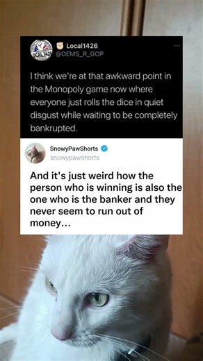 That awkward point in Monopoly when everyone goes silent