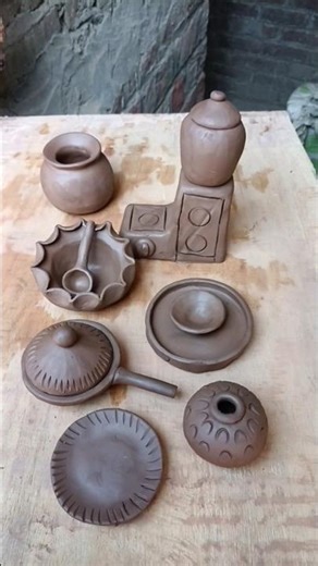 how to make miniature mini clay cooking pots polymer clay#shorts#youtubeshorts