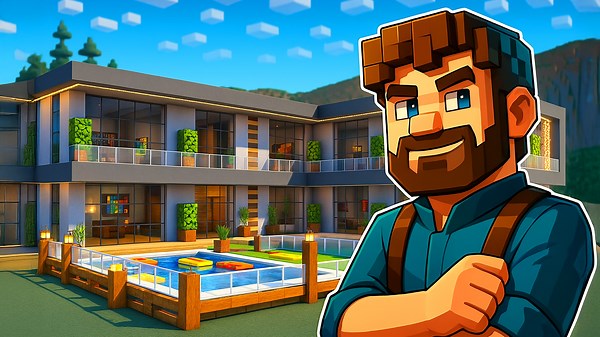 How to Build a Modern House in Minecraft 🏡 | Quick & Clean Tutorial