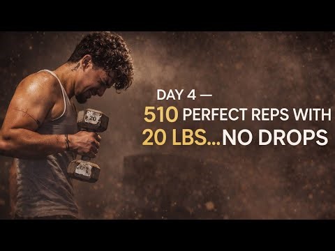 510 PERFECT REPS WITH 20 LBS… NO DROPS | The Pain That Changed Me