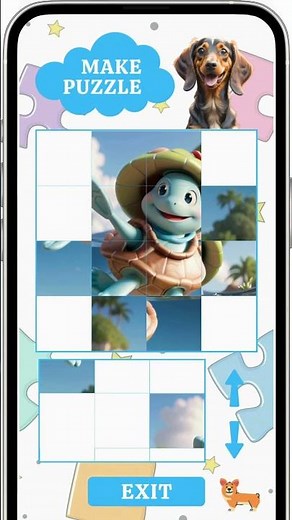 Create memories and laughter with our "Puzzle 4x4" FREE game for kids aged 3-8! 🧩🎈