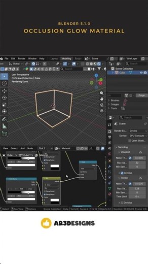 Blender Tutorial Occlusion Glow Material