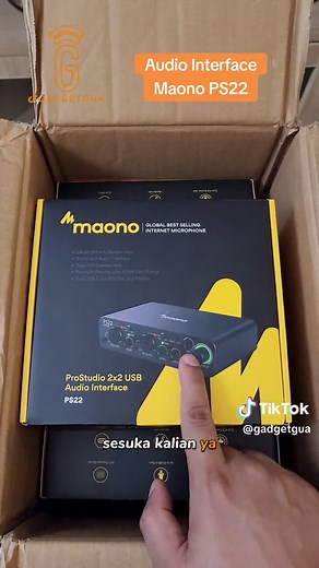 Soundcard Audio Interface Maono PS22 ready stock!