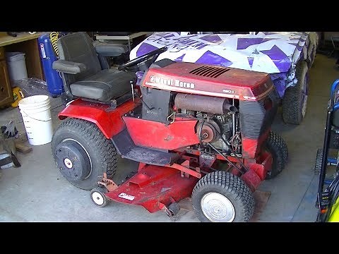 Lawn Tractor for Use Around the Shop - 1988 Wheel Horse 520-H
