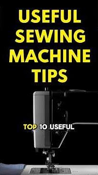 SEWING MACHINES BASICS for BEGINNERS | Best Stitching Tips, Tricks & Thread Hacks Video Guide 2025!