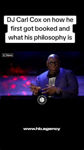 Carl Cox - Interview 🎵🎧🫵🏻 #carlcox #techno #music #housemusic #dj #party #edm #djlife #djset | HB.agency