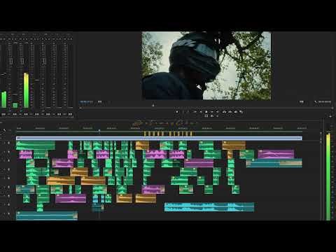 Sound Design Practice｜How I make the sound on Premiere Pro | Timeline