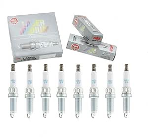8 pc NGK Laser Iridium Spark Plugs compatible with BMW X5 4.4L V8 2010-2013