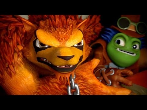Skylanders Trap Team (PS4) Walkthrough Part 15 - Fisticuffs Boss Fight (Chapter 10)