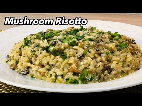 Creamy Mushroom Arborio Rice | Italian Risotto Recipe | Taste Assured
