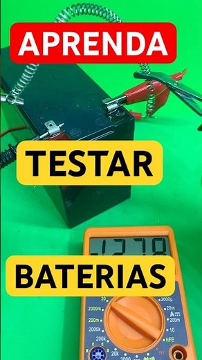 Como testar BATERIA do CARRO #eletrotecnica #eletricista #lampadasled