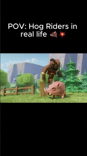 POV Hog Rider in Real Life 🐗🔥