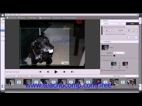 Photoshop Elements 12 Tutorial Creating a Slide Show Adobe Training Lesson 16.3