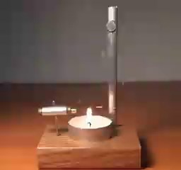 848K views · 13K reactions | Curie point heat engine: when a magnet at the end of a wire is heated to a certain temperature (Curie point), its magnetic field is temporarily lost until it cools down. | Physics is Fun 2 | Facebook