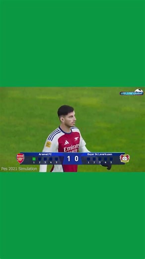 Arsenal Vs Bayer Leverkusen | Champions League Clash | PES 21 Simulation