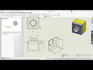 Lesson 3 (How to draw an Assembly Drawing) SolidWorks