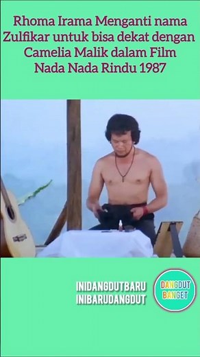 ZULFIKAR - RHOMA IRAMA DI FILM NADA NADA RINDU / 1987 #dangdutbanget #rhomairama #forsa #dangdut