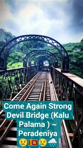 Memory of Devil Bridge ~ Peradeniya 🇱🇰🌧😢😘 #travel #explore #memories #devil #bridge #peradeniya