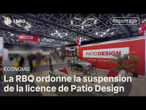 Patio Design sanctioned by the Régie du bâtiment du Québec | The invoice