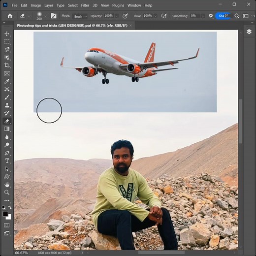 100K views · 1.4K reactions | How to blend two image's in Photoshop...