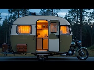 2025 Retro Motorcycle Camper Review – The Ultimate Compact Adventure Setup!