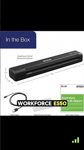 Epson WorkForce ES 50 Portable Document Scanner