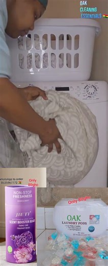 🇬🇭How To Use Laundry Detergent Pods &Afterwash Scent Booster Beads #laundrypods #oakcleaning #shorts