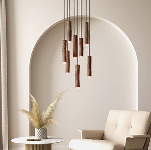 Handmade Wooden Chandelier, Natural Tree Alder Ceiling, Branch From Forest Light, Nordic Illumination, Pendant LED Light Scandinavian Decor - Etsy