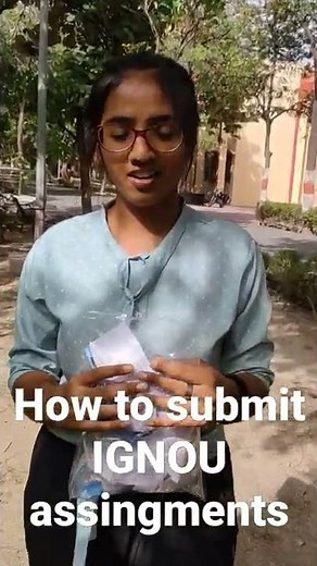 how to submit #IGNOU assingnment