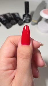 59K views · 966 reactions | Crimson Red Paddie polygel color nails  | Paddie Nails | Facebook