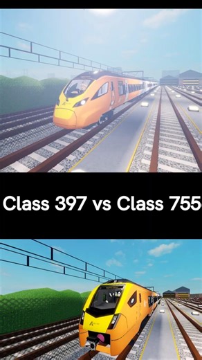 Class 397 vs Class 755: SCR Train Battle 2 | SCR | Roblox | #roblox #scr #gaming #train