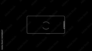 Device Phone Rotation. Turn you Smartphone and rotate device screen, Phone flip sign, Phone Rotation animation. Turn you Smartphone rotate device screen, rotate phone screen social media gaming movie