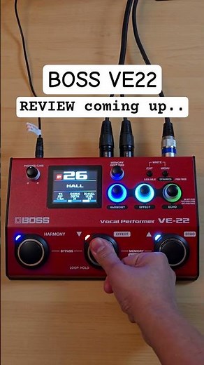 BOSS VE22 vocal processor- Review coming up soon