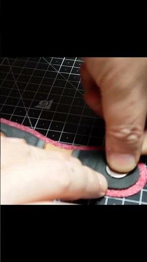 Making a leather Magnetic Money Clip