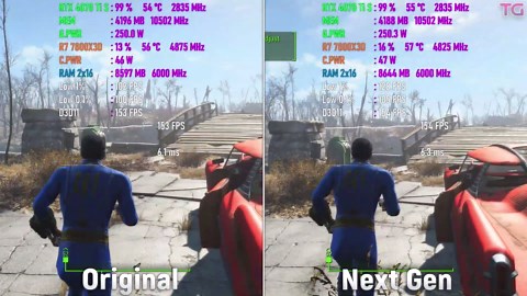 Fallout 4 Next-Gen Update vs Original - Comparison