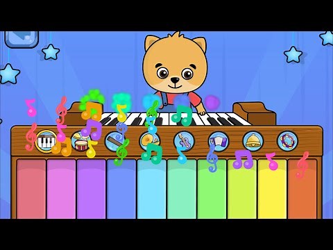 Bimi Boo | Baby Piano | Super Learning Games | Part 5