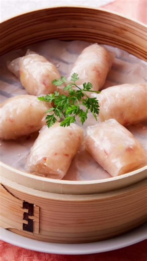 🦐ライスペーパーで作るエビの蒸し餃子（約10個分）皮いらん。ライスペーパーで“透けるエビ餃子”…うますぎて優勝」