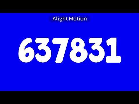 Numbers 1 to 1 Million Blue Background