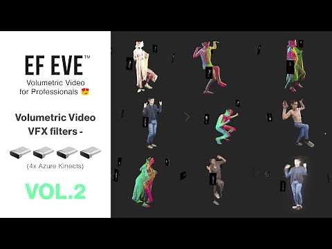 VFX Filters with 4 Azure Kinect | EF EVE ™ Volumetric Capture